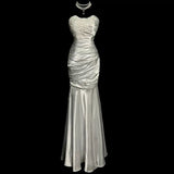 Niulatu Mermaid Sweetheart Lace Ivory Long Evening Gowns Prom Dress SD2757