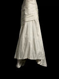 Niulatu Mermaid Sweetheart Taffeta Ivory Long Wedding Dress Bridal Dresses SD2760