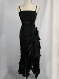 Niulatu Mermaid Spaghetti Straps Satin Long Party Dress Prom Dresses SD2806