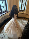 Niulatu A line V Neckline Lace Ankle Length Evening Dress Prom Dresses SD2846