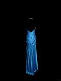 Niulatu Mermaid Halter Neck Royal Blue Satin Backless Prom Gown Fairy Prom Dresses SD2907