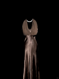 Niulatu Mermaid V Neckline Chiffon Brown Evening Dress Prom Dresses SD2914