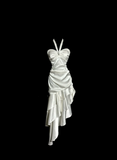 Niulatu Mermaid Halter Satin High Low Evening Dress Prom Dresses SD2915