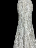 Niulatu Mermaid V Neckline Lace Ivory Long Wedding Dress Bridal Dresses SD2920