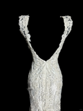 Niulatu Mermaid V Neckline Lace Ivory Long Wedding Dress Bridal Dresses SD2920