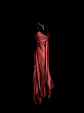 Niulatu Mermaid Spaghetti Straps Satin Burgundy Prom Gown Fairy Prom Dresses SD2923