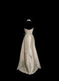 Niulatu A line V Neckline Champagne Lace Prom Gown Fairy Prom Dresses SD2924