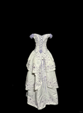 Niulatu Ball Gown Off The Shoulder White Prom Dress Ruffle Long Party Dress SD2927