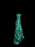 Niulatu Mermaid Sweetheart Neckline Green Taffeta Prom Dress Ruffle Long Party Dress SD2928
