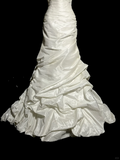 Niulatu Mermaid Sweetheart Taffeta Ivory Long Wedding Dress Bridal Dresses SD2930