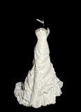 Niulatu Mermaid Sweetheart Taffeta Ivory Long Wedding Dress Bridal Dresses SD2930