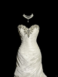 Niulatu Mermaid Sweetheart Taffeta Ivory Long Wedding Dress Bridal Dresses SD2930