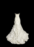 Niulatu Mermaid Sweetheart Taffeta Ivory Long Wedding Dress Bridal Dresses SD2930