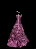 Niulatu Mermaid Sweetheart Neckline Taffeta Prom Dress Ruffle Long Party Dress SD2941