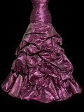 Niulatu Mermaid Sweetheart Neckline Taffeta Prom Dress Ruffle Long Party Dress SD2941