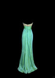 Niulatu Mermaid Sweetheart Green Long Prom Gown Fairy Prom Dresses SD2944