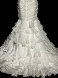 Niulatu Mermaid Sweetheart Tulle Ivory Long Wedding Dress Bridal Dresses SD2946