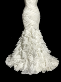 Niulatu Mermaid Sweetheart Tulle Ivory Long Wedding Dress Bridal Dresses SD2946