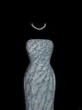 Niulatu Mermaid Strapless Tulle Blue Beads Long Prom Gown Fairy Prom Dresses SD2960