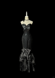 Niulatu Mermaid Sweetheart Black Sequin Long Prom Gown Fairy Prom Dresses SD2961