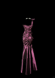 Niulatu Mermaid One Shoulder Sleeveless Long Prom Gown Fairy Prom Dresses SD2962