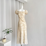 Niulatu A line Square Neckline Lace Dress Holiday Dresses SD319