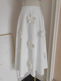 Niulatu A line Straps White Satin Dinner Party Dresses Birthday Outfits SD384