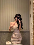 Niulatu Sheath Sweetheart Sequin Lace Long Prom Dresses Evening Dress SD419