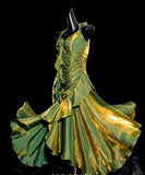 Niulatu Mermaid Spaghetti Straps Green Long Length Prom Dresses Birthday Outfits SD481