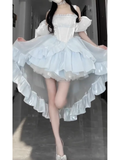 Niulatu Ball Gown Straps Short Cocktail Dresses Birthday Outfits SD532