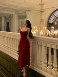 Niulatu Sheath Spaghetti Straps Red Knee Length Prom Dresses Birthday Outfits SD568
