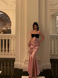 Niulatu Mermaid Sweetheart White Long Satin Prom Dresses Birthday Outfits SD601