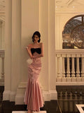 Niulatu Mermaid Sweetheart White Long Satin Prom Dresses Birthday Outfits SD601