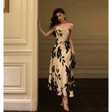 Niulatu A Line Spaghetti Straps Black Date Night Dress Prom Dresses Birthday Outfit SD732