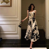 Niulatu A Line Spaghetti Straps Black Date Night Dress Prom Dresses Birthday Outfit SD732