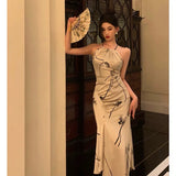 Niulatu Sheath Halter Date Night Dress Prom Dresses Party Dress Birthday Outfits SD784