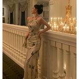 Niulatu Sheath Halter Date Night Dress Prom Dresses Party Dress Birthday Outfits SD784