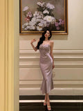 Niulatu Mermaid Spaghetti Straps Lilac Date Night Dress Prom Dresses Birthday Outfit SD833