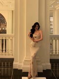Niulatu Sheath Spaghetti Straps Floral Prom Dresses Birthday Outfits Evening Gown SD985