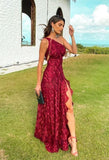 Niulatu One Shoulder Long Prom Dress HZ0113