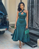 Niulatu Green Prom Dress Wedding Guest Dresses HZ0113