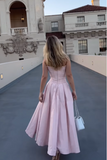 Niulatu Strapless A Line Long Prom Dress Elegant Evening Dress Brithday Outfits HZ1007