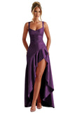 Niulatu Ruffles Prom Dresses for Teens Hi-Low Aline Cocktail Dresses for Women HZ1007
