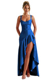 Niulatu Ruffles Prom Dresses for Teens Hi-Low Aline Cocktail Dresses for Women HZ1007