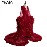 Niulatu Maternity Photography Dresses Organza Ruffle Pregnancy Photo Shoot Dress Long Women Maxi Maternity Gown vestidos HZ1007