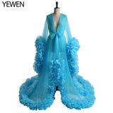Niulatu Maternity Photography Dresses Organza Ruffle Pregnancy Photo Shoot Dress Long Women Maxi Maternity Gown vestidos HZ1007