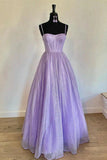 Niulatu A-line Spaghetti Straps Sweetheart Prom Dresses, Evening HZ1007