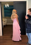 Niulatu Split Prom Dress Formal Graduation Gown HZ0113