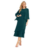 Niulatu Chiffon Spring Mother of The Bride Dresses A-Line Plus Size for Women Formal Prom HZ1007