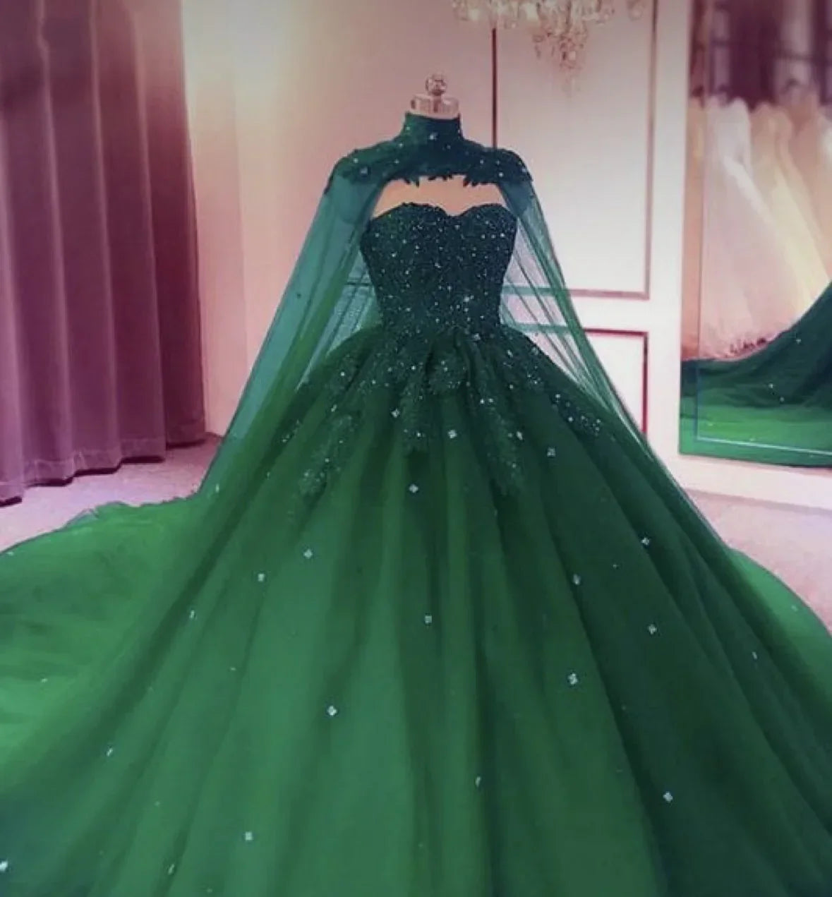 Niulatu Gown Sweetheart Lace Green Tulle Satin Long Prom Dresses Party Dress SD1325